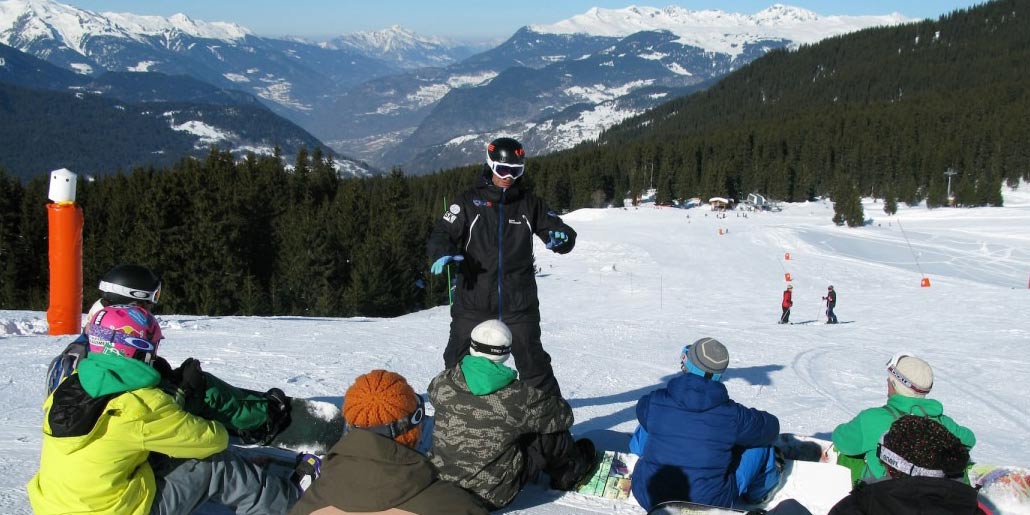 Beginner Snowboard Courses In Courchevel